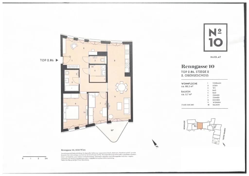 3-Zimmer-Wohnung mieten in Wien – 88,3 m², € 4.189 – Bild 26 von 26