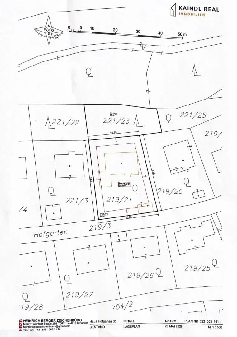 Grundstück kaufen in Gmunden – 1 267 m², € 549.000 – Bild 2 von 6