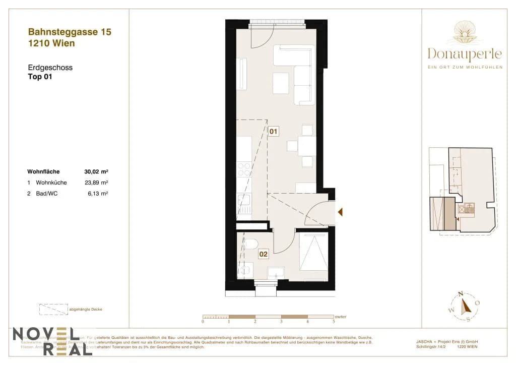1-Zimmer-Wohnung kaufen in Wien – 30,02 m², € 184.000 – Bild 14 von 14