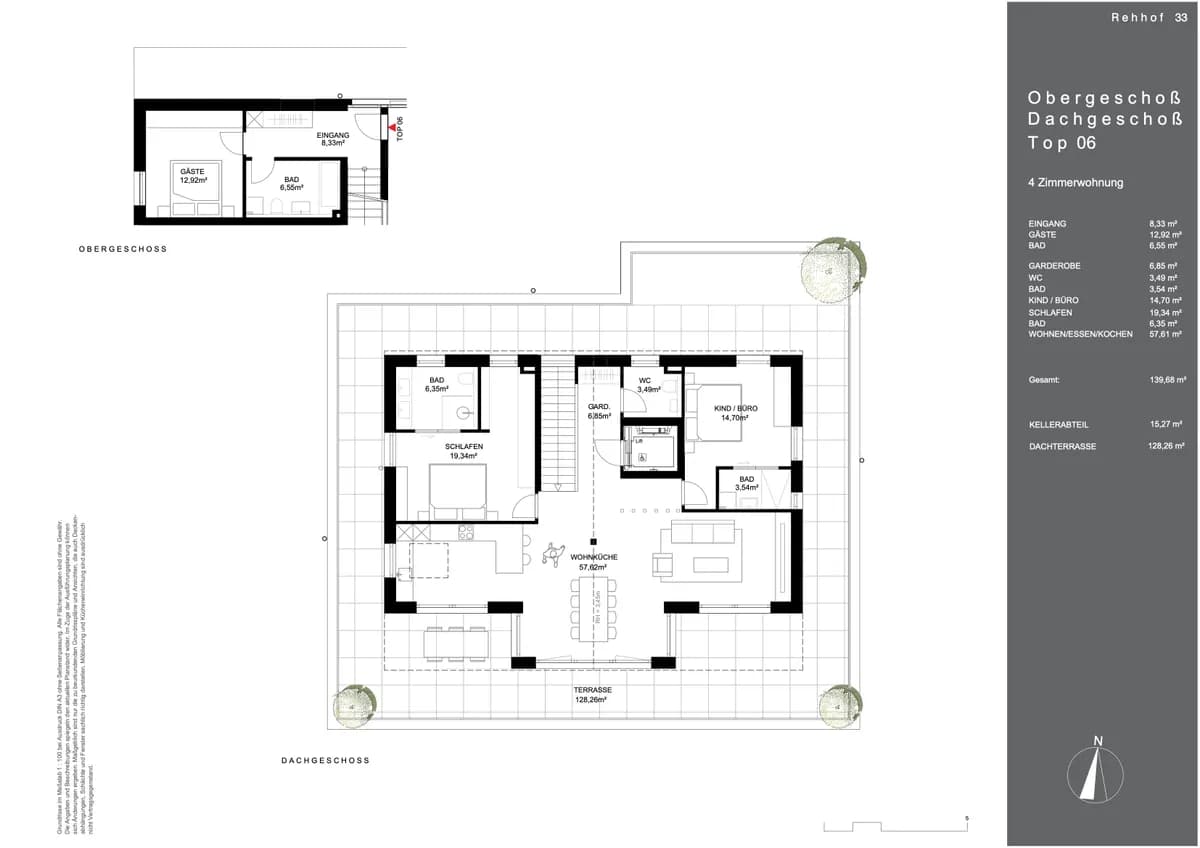 4-Zimmer-Wohnung kaufen in Hallein – 139,68 m², € 1.299.000 – Bild 21 von 22