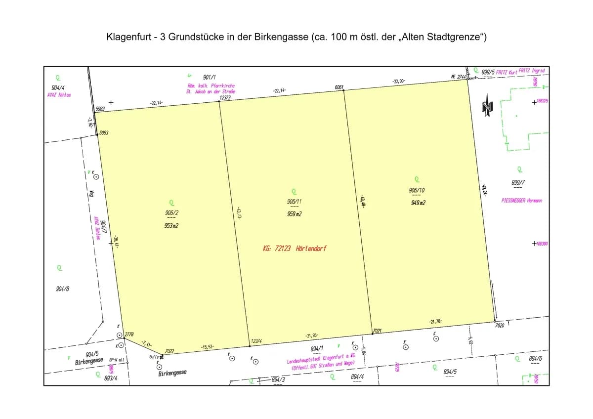 Grundstück kaufen in Klagenfurt – 953 m², € 266.840 – Bild 4 von 4