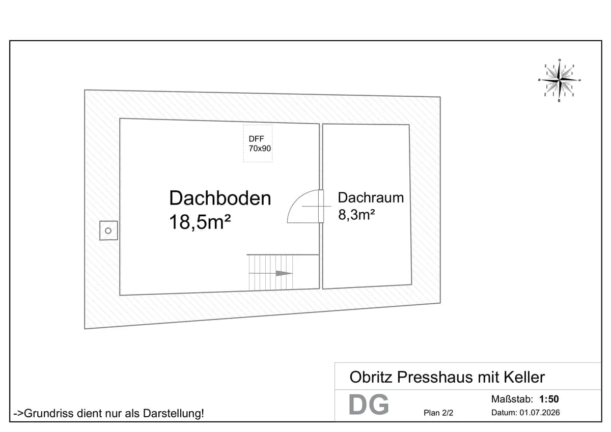 2-Zimmer-Haus kaufen in Hollabrunn – 55 m², € 35.900 – Bild 13 von 15