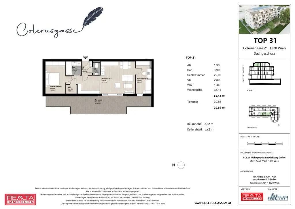 3-Zimmer-Wohnung kaufen in Wien – 66,4 m², € 454.900 – Bild 16 von 16