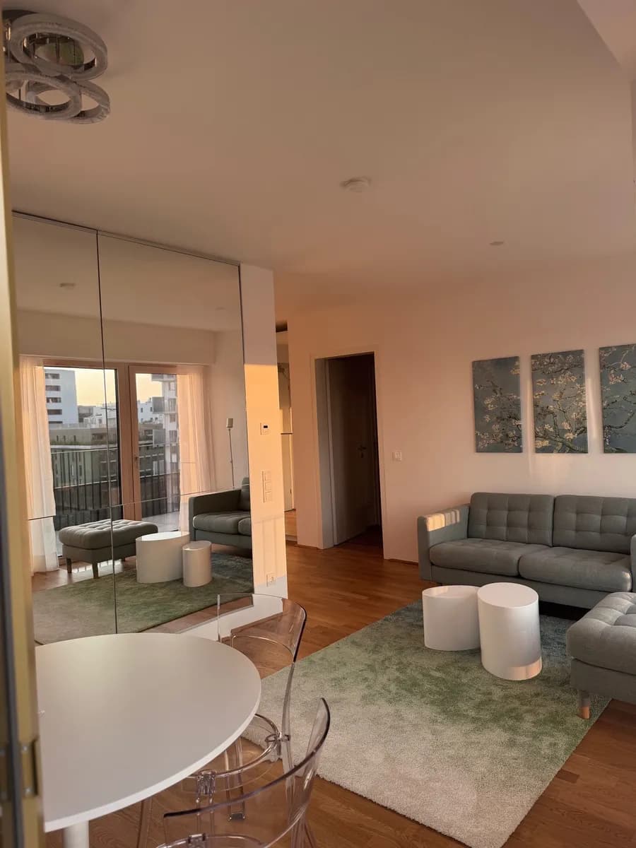 2-Zimmer-Wohnung mieten in Wien – 46 m², € 2.000