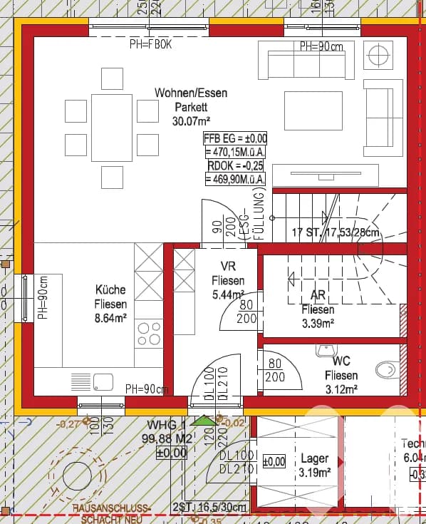 4-Zimmer-Haus kaufen in Voitsberg – 100 m², € 344.000 – Bild 16 von 19