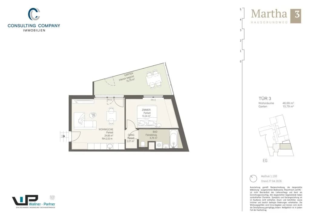 1-Zimmer-Wohnung kaufen in Wien – 31,29 m², € 196.500 – Bild 9 von 35