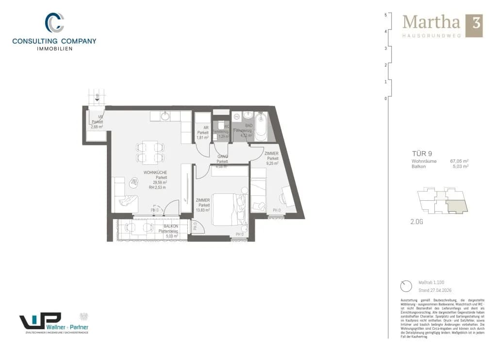 1-Zimmer-Wohnung kaufen in Wien – 31,29 m², € 196.500 – Bild 15 von 35
