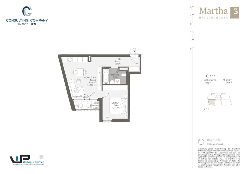 1-Zimmer-Wohnung kaufen in Wien – 31,29 m², € 196.500 – Bild 17 von 35