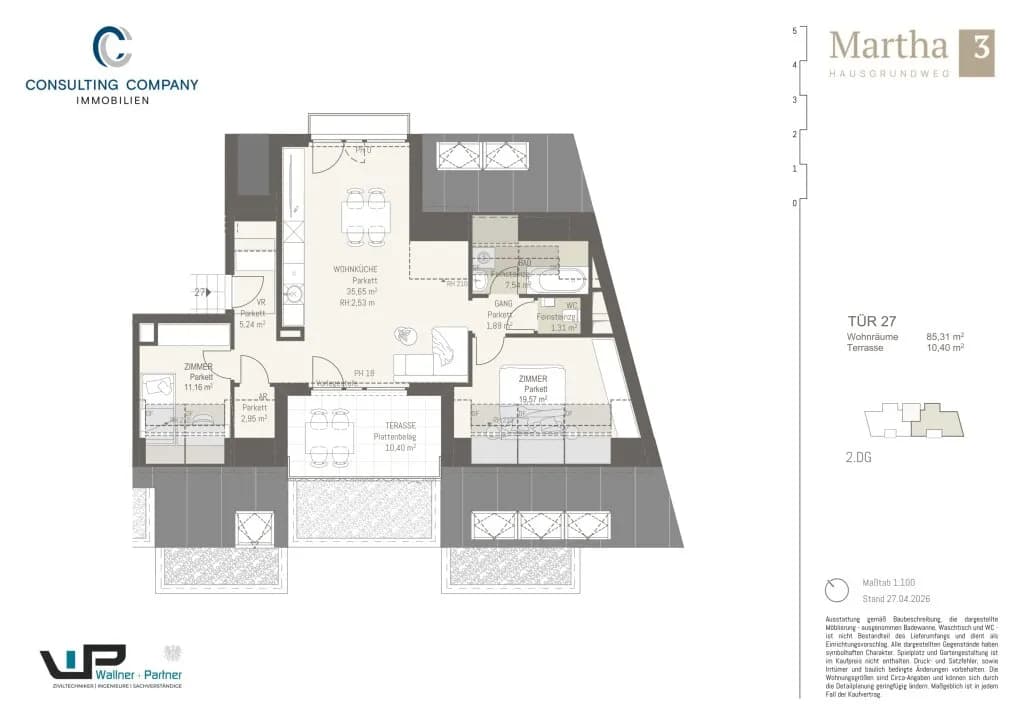 1-Zimmer-Wohnung kaufen in Wien – 31,29 m², € 196.500 – Bild 33 von 35