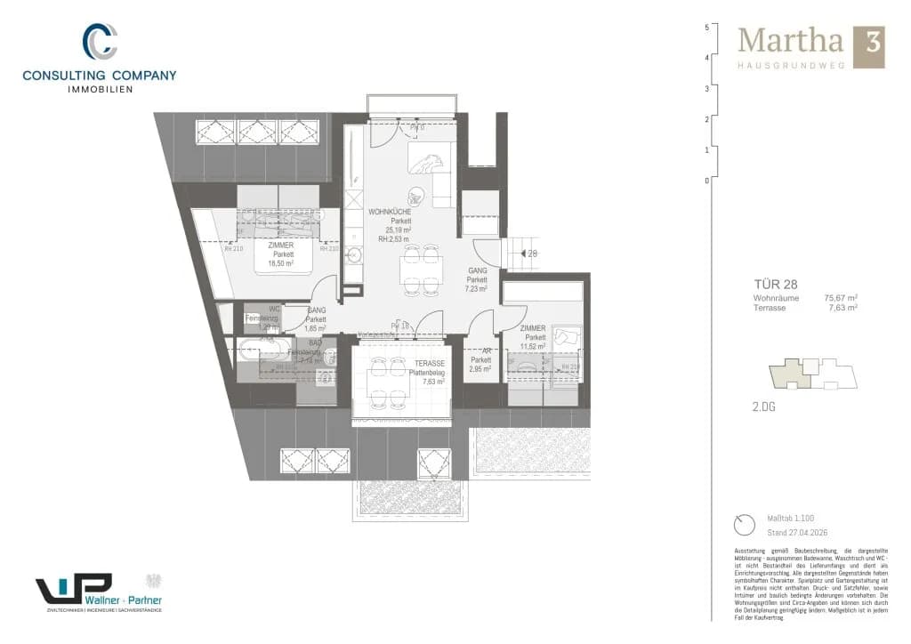 1-Zimmer-Wohnung kaufen in Wien – 31,29 m², € 196.500 – Bild 34 von 35