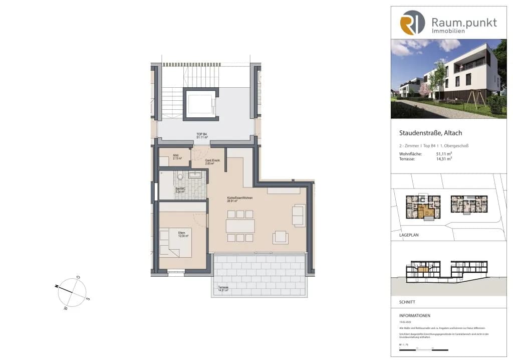 2-Zimmer-Wohnung kaufen in Feldkirch – 51,11 m², € 360.000 – Bild 7 von 8
