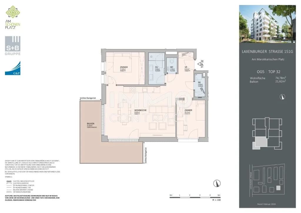 3-Zimmer-Wohnung kaufen in Wien – 74,81 m², € 740.000 – Bild 11 von 11
