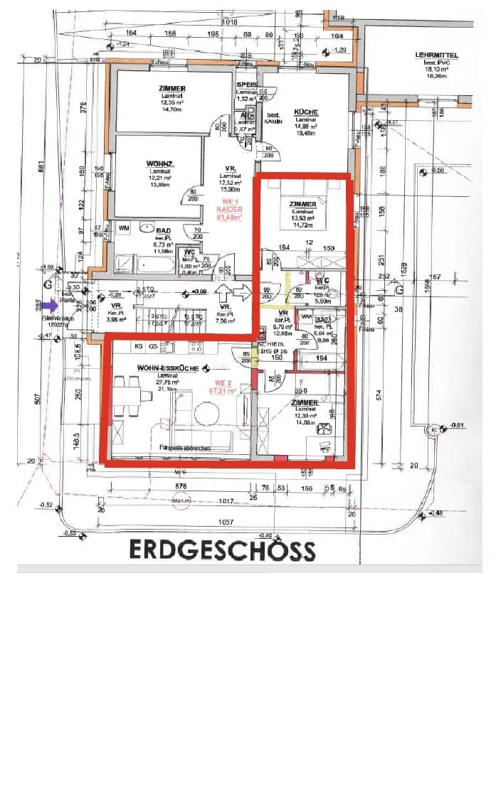3-Zimmer-Wohnung mieten in Amstetten – 67 m², € 741 – Bild 19 von 20