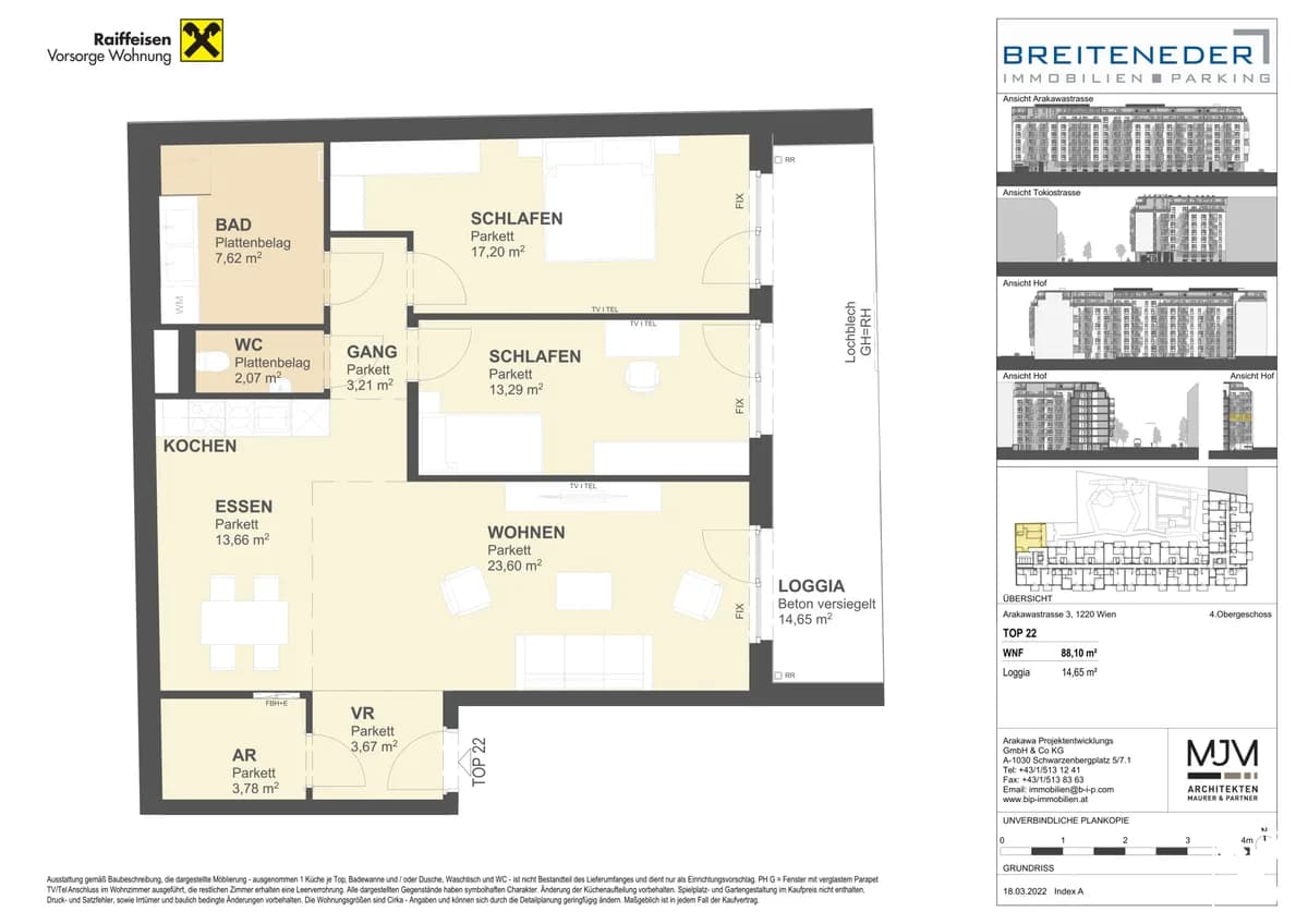 3-Zimmer-Wohnung kaufen in Wien – 88,1 m², € 620.800 – Bild 7 von 8