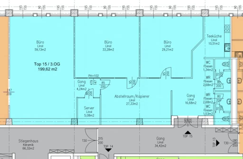 4-Zimmer-Gewerbeimmobilie mieten in Mödling – 200 m², € 2.495 – Bild 6 von 6