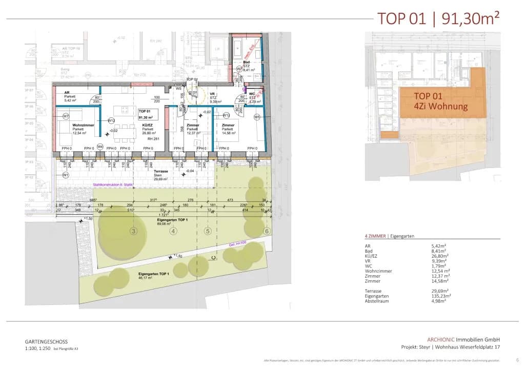 3-Zimmer-Wohnung kaufen in Steyr – 91,3 m², € 489.900 – Bild 9 von 9