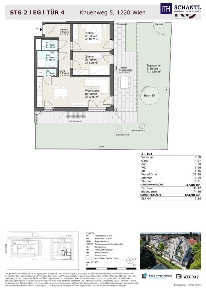 3-Zimmer-Wohnung kaufen in Wien – 57,86 m², € 366.396 – Bild 36 von 36