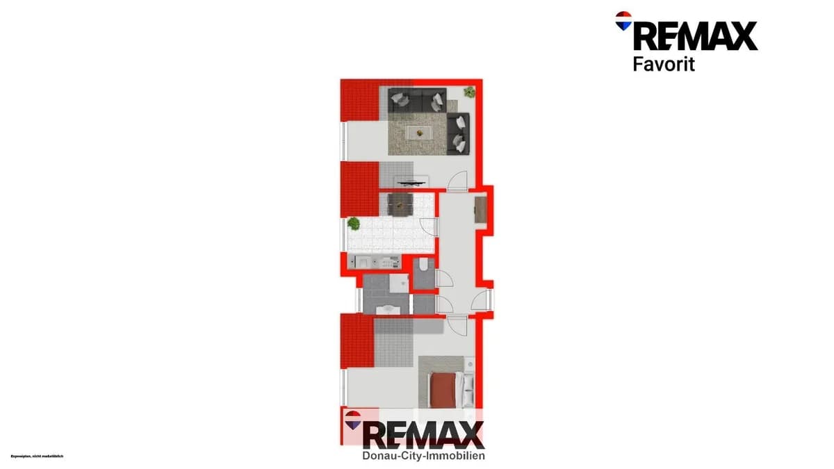 2-Zimmer-Wohnung kaufen in Wien – 54,75 m², € 199.000 – Bild 13 von 14