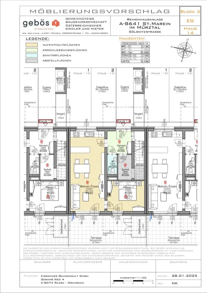 4-Zimmer-Haus mieten in Bruck-Mürzzuschlag – 89,49 m², € 1.294 – Bild 10 von 11