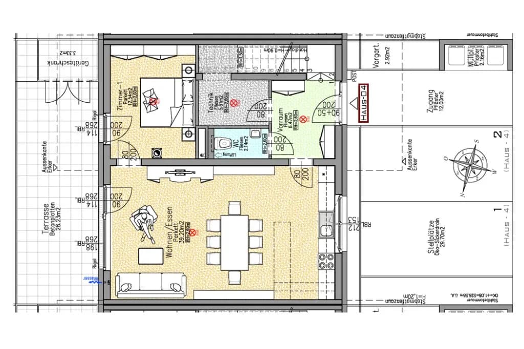 4-Zimmer-Haus mieten in Bruck-Mürzzuschlag – 107,27 m², € 1.543 – Bild 2 von 11