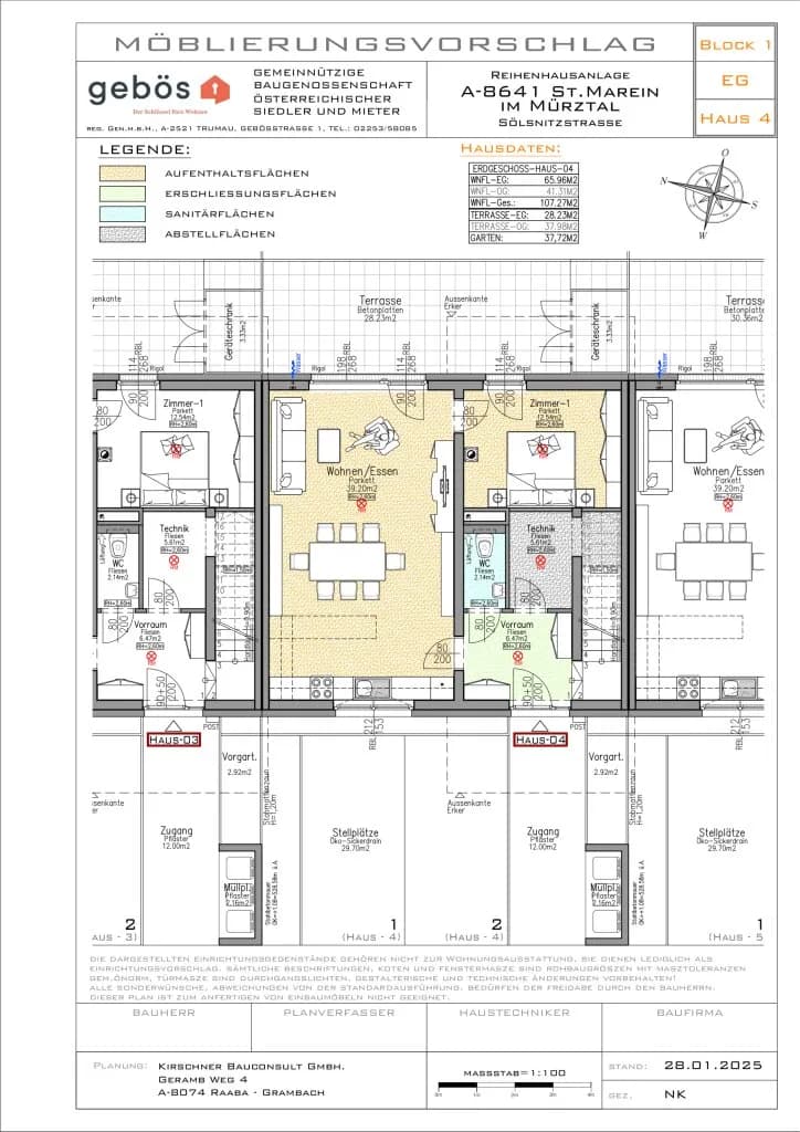 4-Zimmer-Haus mieten in Bruck-Mürzzuschlag – 107,27 m², € 1.543 – Bild 10 von 11