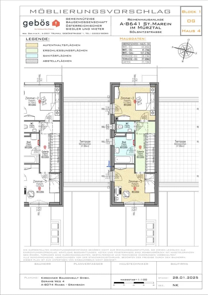 4-Zimmer-Haus mieten in Bruck-Mürzzuschlag – 107,27 m², € 1.543 – Bild 11 von 11
