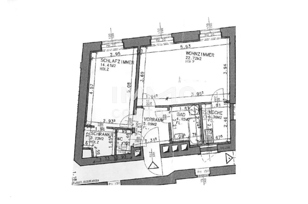 2-Zimmer-Wohnung mieten in Graz – 55,48 m², € 691 – Bild 11 von 11