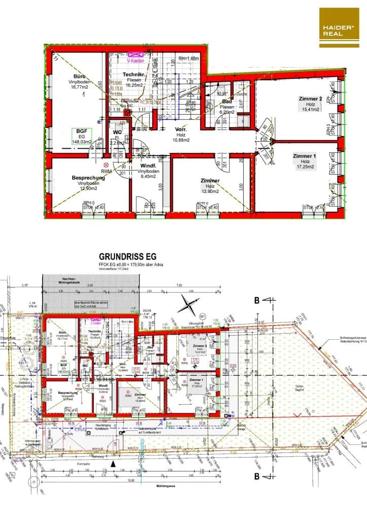 7-Zimmer-Haus mieten in Tulln – 225 m², € 3.795 – Bild 20 von 21