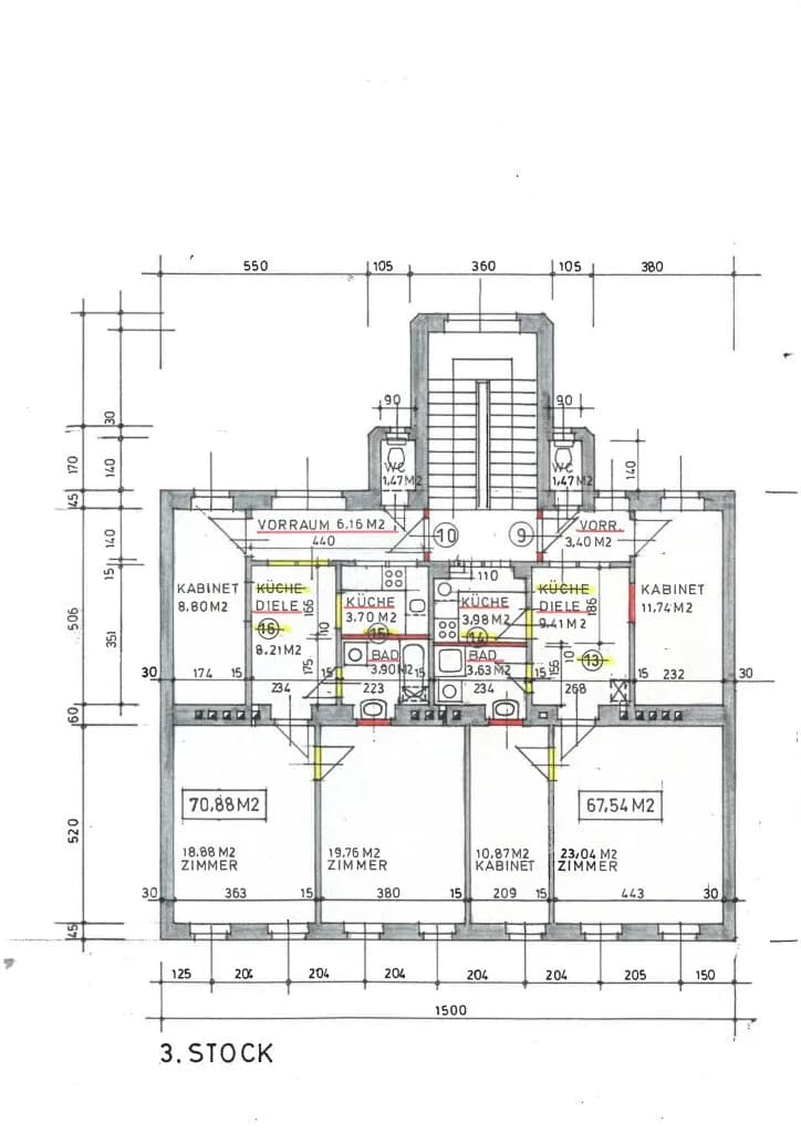 3-Zimmer-Wohnung mieten in Wien – 68 m², € 886 – Bild 8 von 8