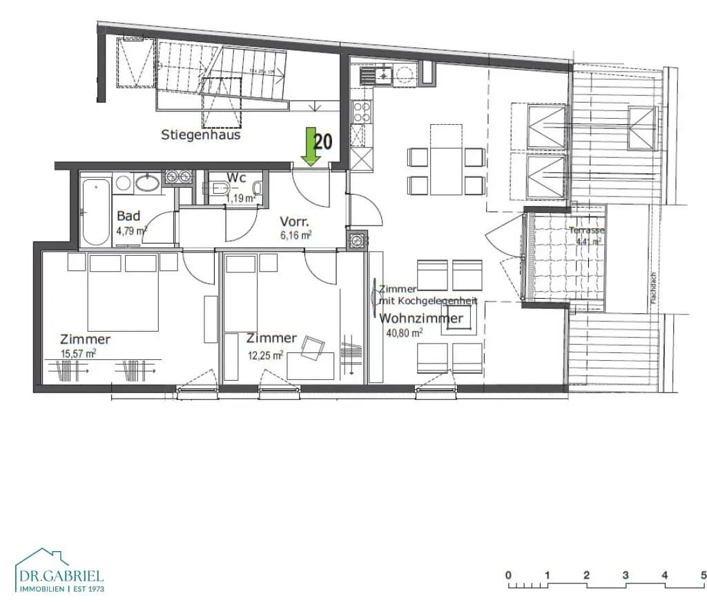 3-Zimmer-Wohnung mieten in Wien – 80,76 m², € 1.895 – Bild 12 von 12