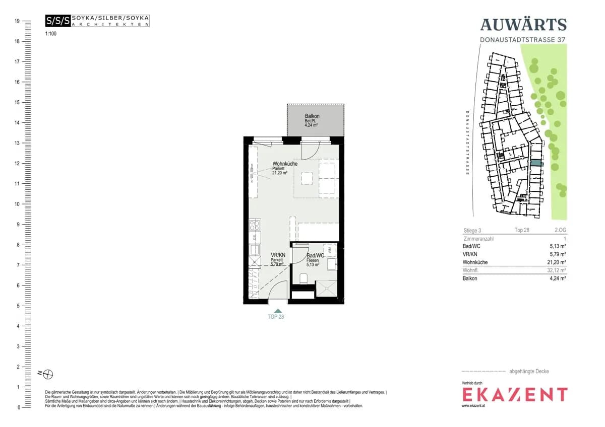 1-Zimmer-Wohnung mieten in Wien – 32,12 m², € 929 – Bild 8 von 8