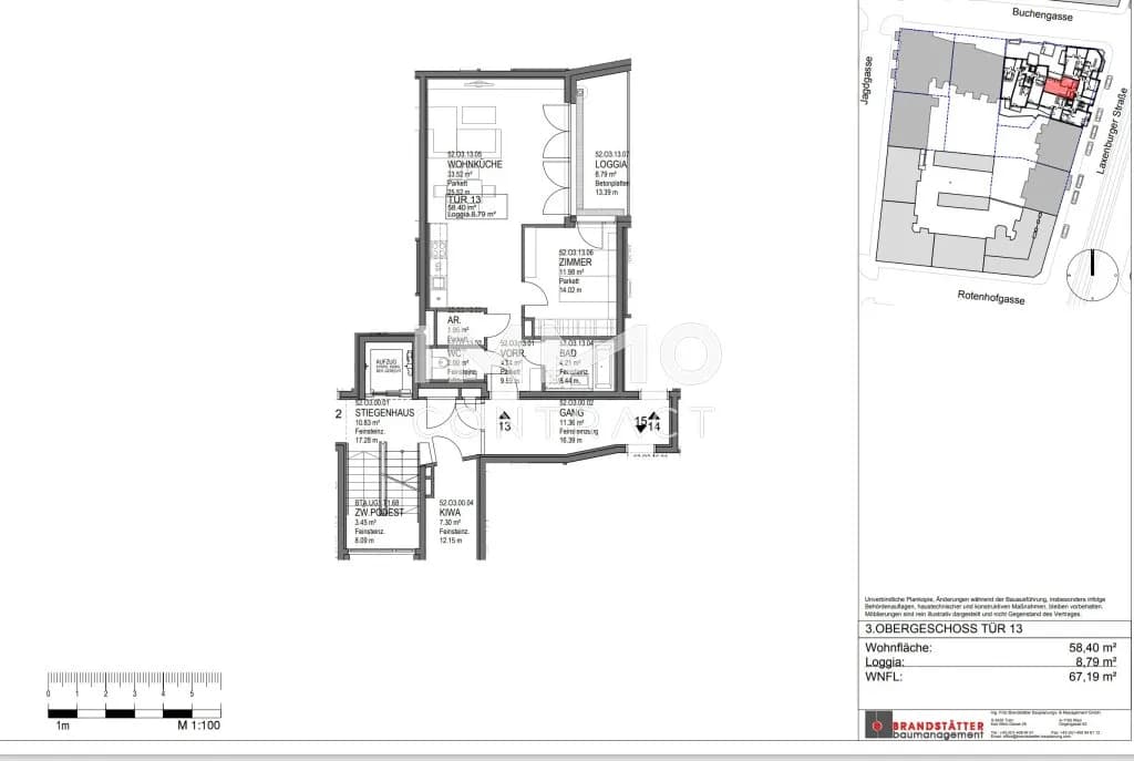 2-Zimmer-Wohnung mieten in Wien – 58,4 m², € 974 – Bild 15 von 15