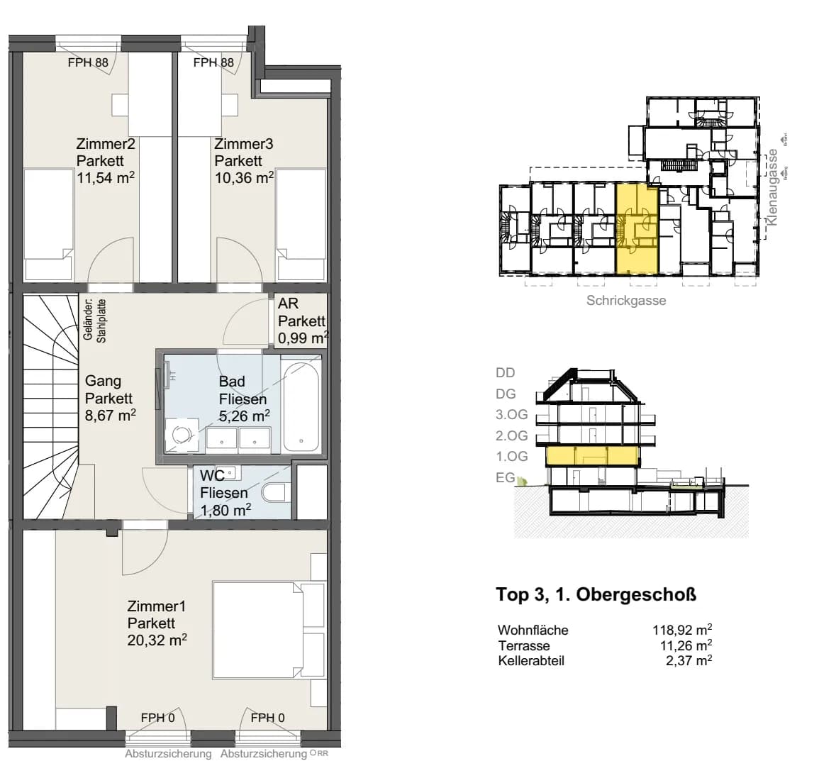 4-Zimmer-Wohnung kaufen in Wien – 118,92 m², € 731.500 – Bild 24 von 29