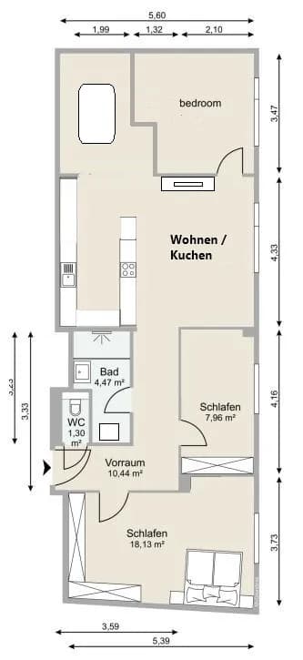 4-Zimmer-Wohnung mieten in Wien – 90 m², € 2.150 – Bild 25 von 28