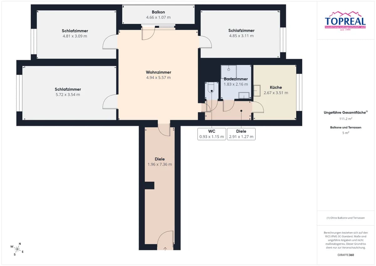 4-Zimmer-Wohnung kaufen in Wels – 115 m², € 309.000 – Bild 42 von 42