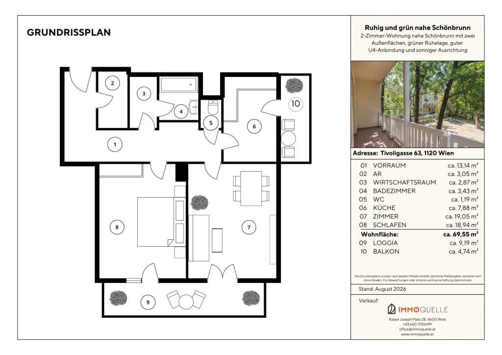 2-Zimmer-Wohnung kaufen in Wien – 69,55 m², € 399.000 – Bild 19 von 19