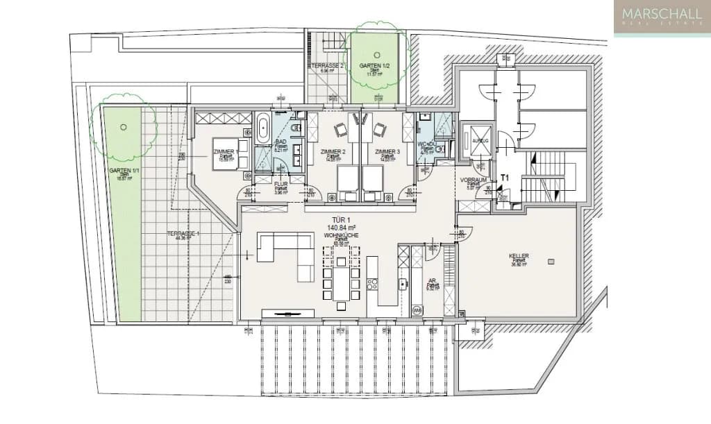 4-Zimmer-Wohnung kaufen in Wien – 177 m², € 1.784.000 – Bild 5 von 6