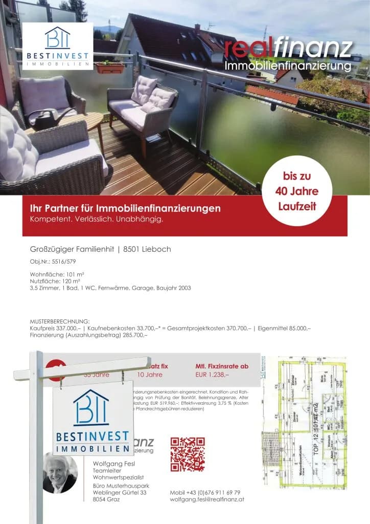 3-Zimmer-Wohnung kaufen in Graz-Umgebung – 101 m², € 277.000 – Bild 18 von 18