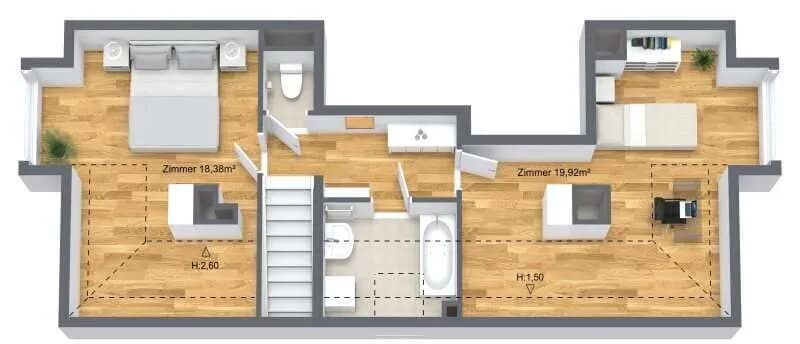3-Zimmer-Wohnung mieten in Sankt Pölten – 115,59 m², € 1.415 – Bild 21 von 24