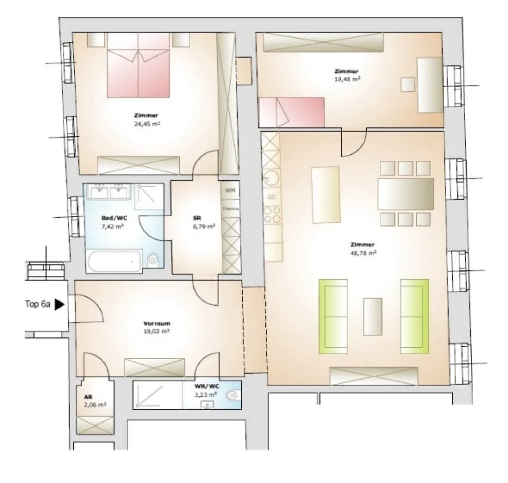 3-Zimmer-Wohnung mieten in Wien – 130,24 m², € 2.995 – Bild 19 von 19