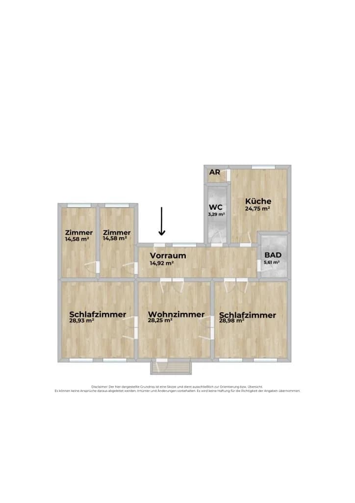 5-Zimmer-Wohnung mieten in Wien – 164 m², € 2.377 – Bild 14 von 14