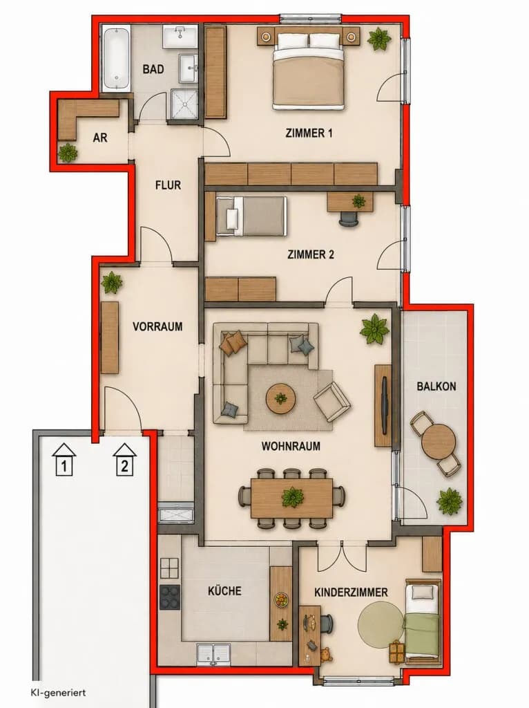 3-Zimmer-Wohnung kaufen in Wien – 105 m², € 499.000 – Bild 11 von 25