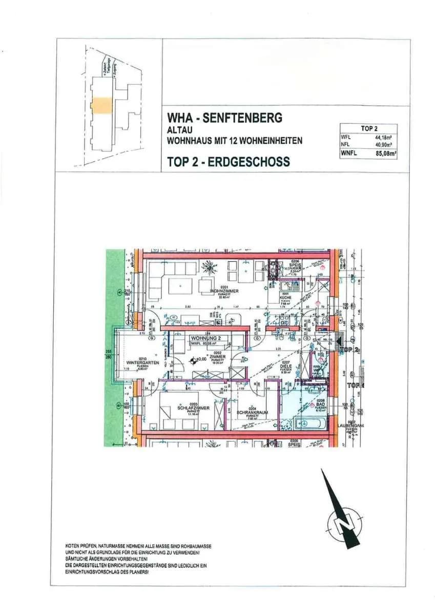 3-Zimmer-Wohnung mieten in Krems Land – 85 m², € 915 – Bild 12 von 12