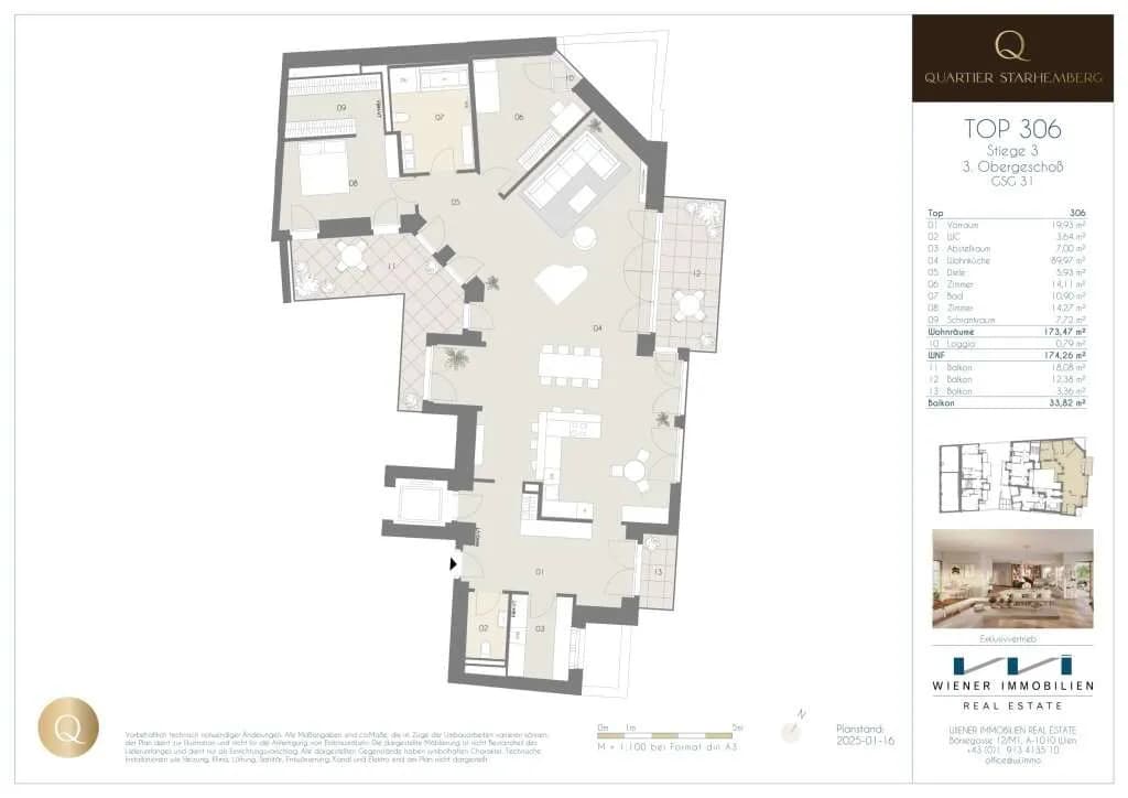 3-Zimmer-Immobilie kaufen in Wien – 173,47 m², € 2.190.000 – Bild 26 von 29