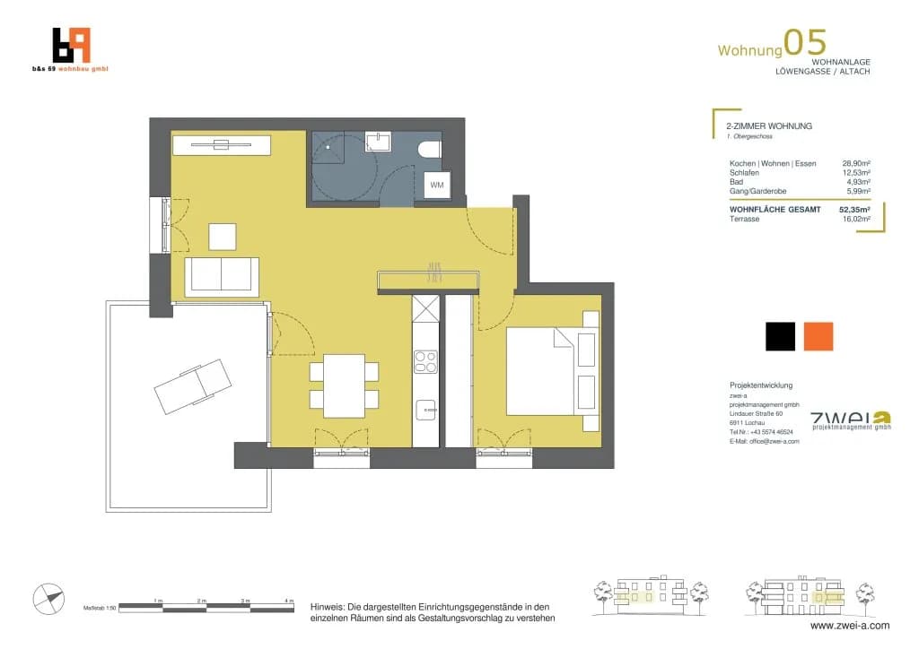 2-Zimmer-Wohnung kaufen in Feldkirch – 52,35 m², € 388.000 – Bild 8 von 9