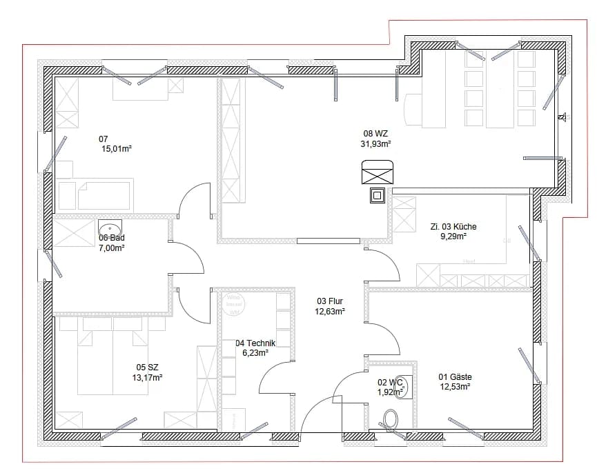 5-Zimmer-Haus kaufen in Leibnitz – 115 m², € 490.000 – Bild 5 von 18