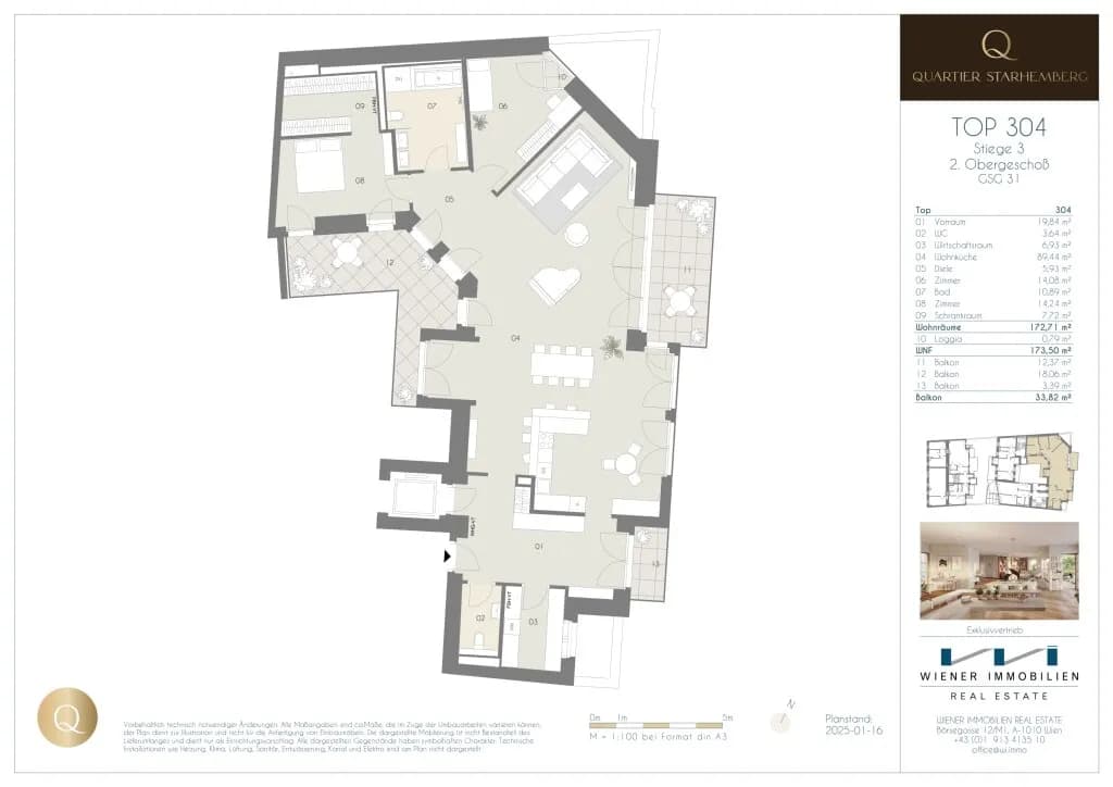 4-Zimmer-Immobilie kaufen in Wien – 172,71 m², € 1.990.000 – Bild 25 von 30