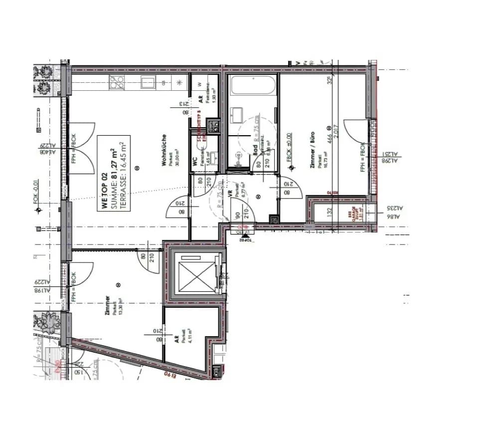 3-Zimmer-Wohnung mieten in Wien – 81 m², € 1.570 – Bild 14 von 15