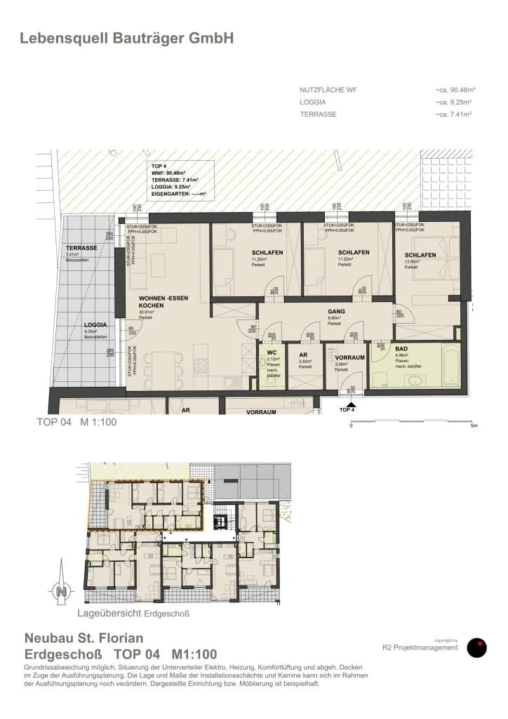 4-Zimmer-Wohnung kaufen in Linz Land – 90,48 m², € 385.900 – Bild 21 von 21