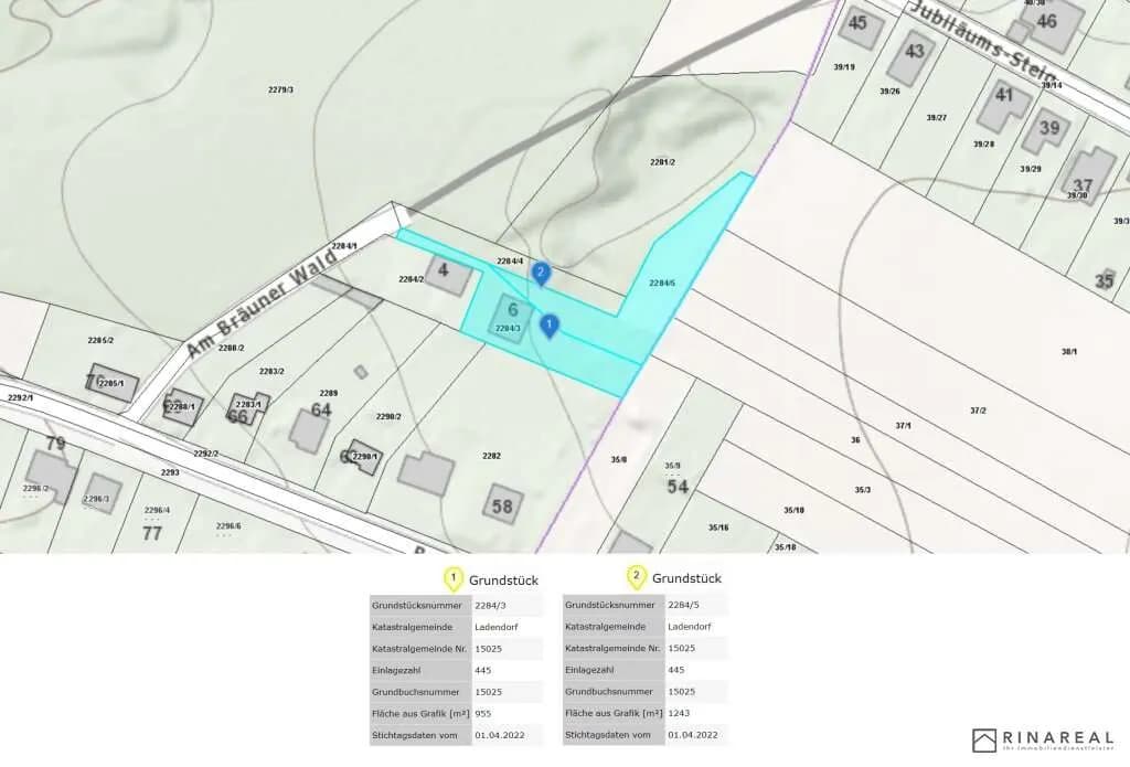Grundstück kaufen in Mistelbach – 793 m², € 145.000 – Bild 2 von 3